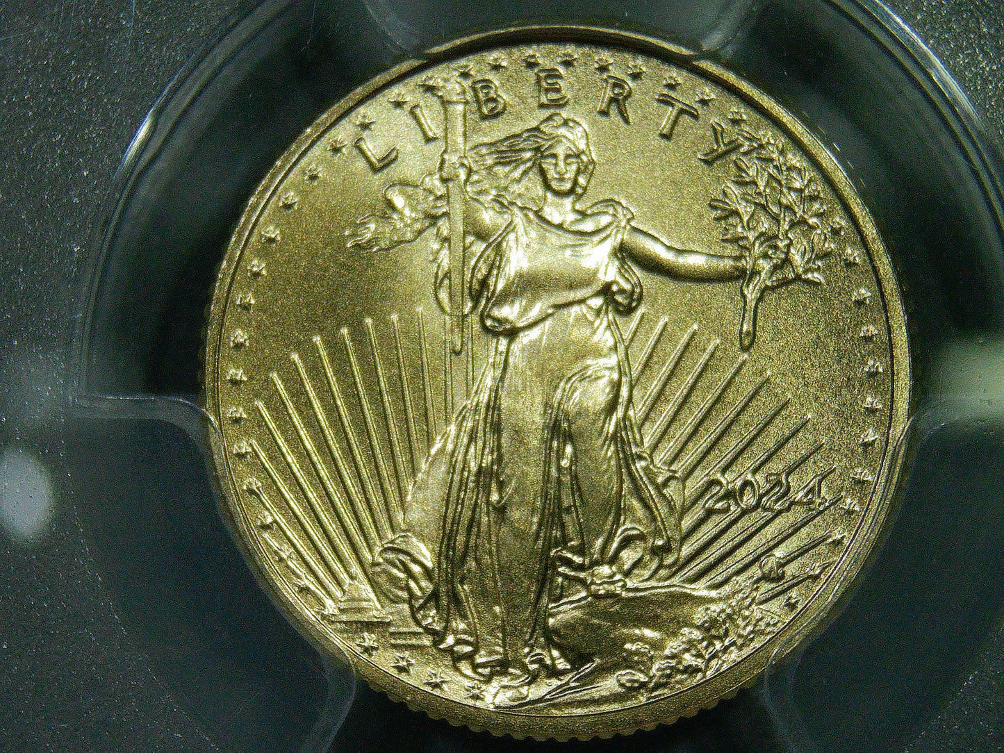 2024 $5 American Gold Eagle PCGS MS70 First Strike Flag Label (Rare 1 of 1,232)