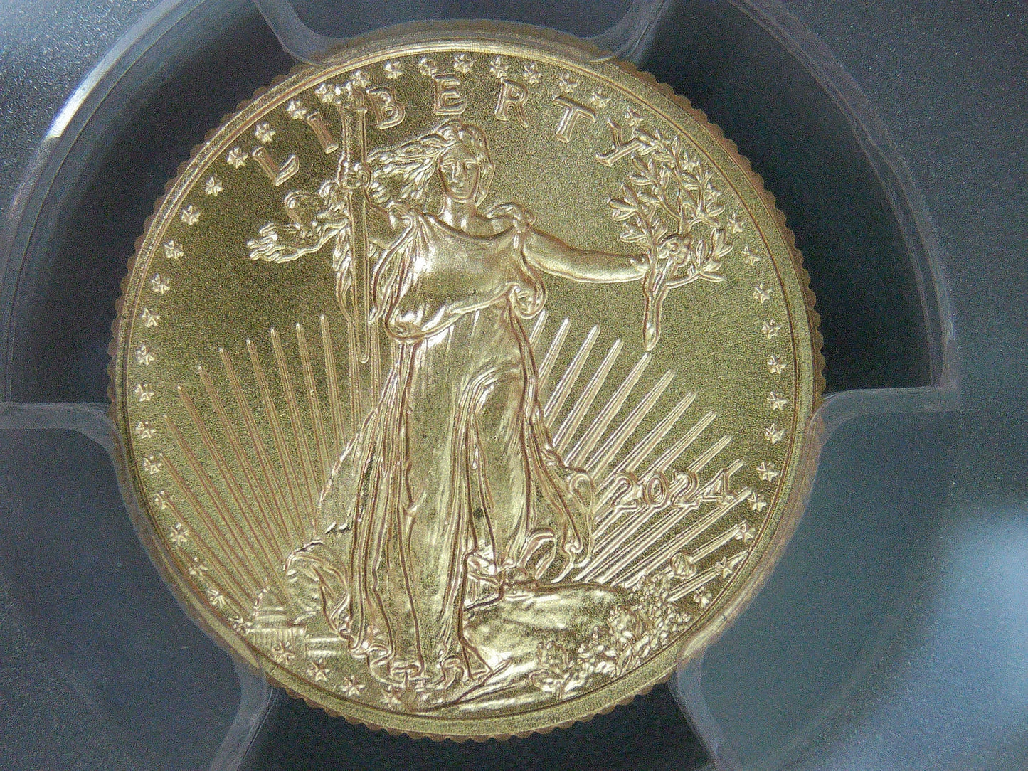 2024 $5 American Gold Eagle PCGS MS70 First Strike Flag Label (Rare 1 of 1,232)
