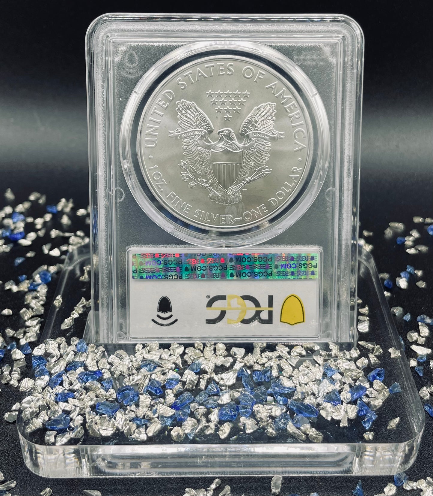 2013 (S) $1 American Silver Eagle PCGS MS70 Business Strike Blue Label (1 of 30,595)