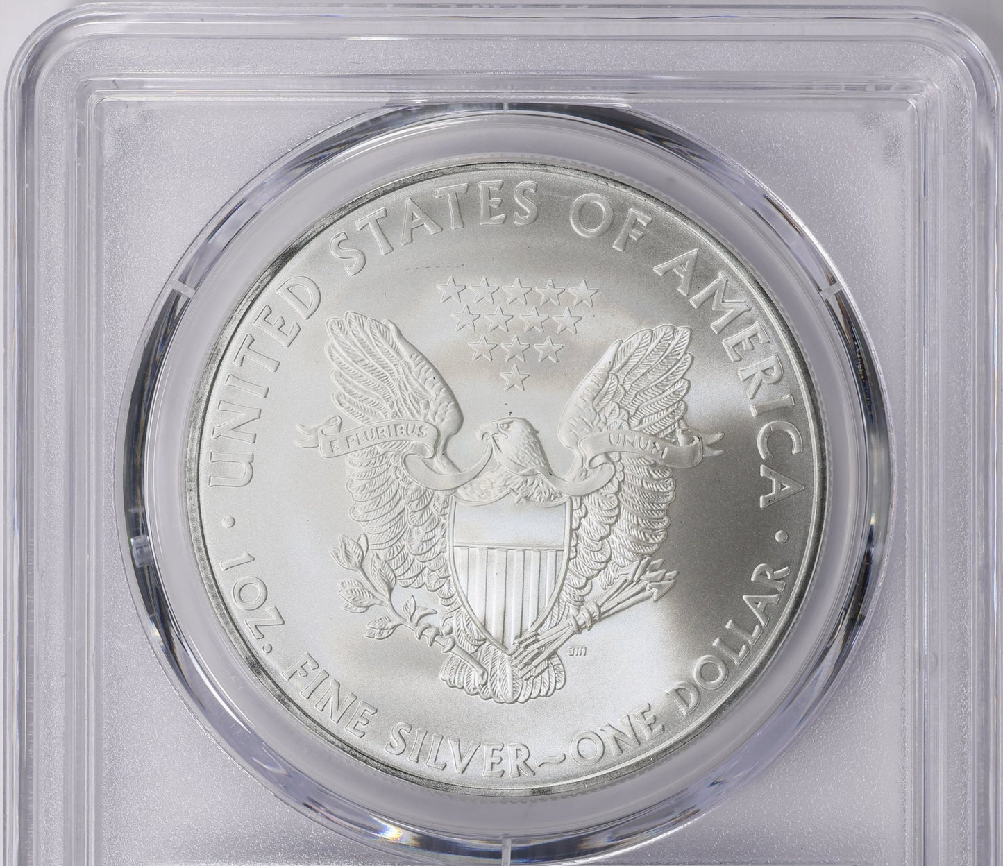 2010 Philadelphia $1 American Silver Eagle PCGS MS70 Business Strike Blue Label