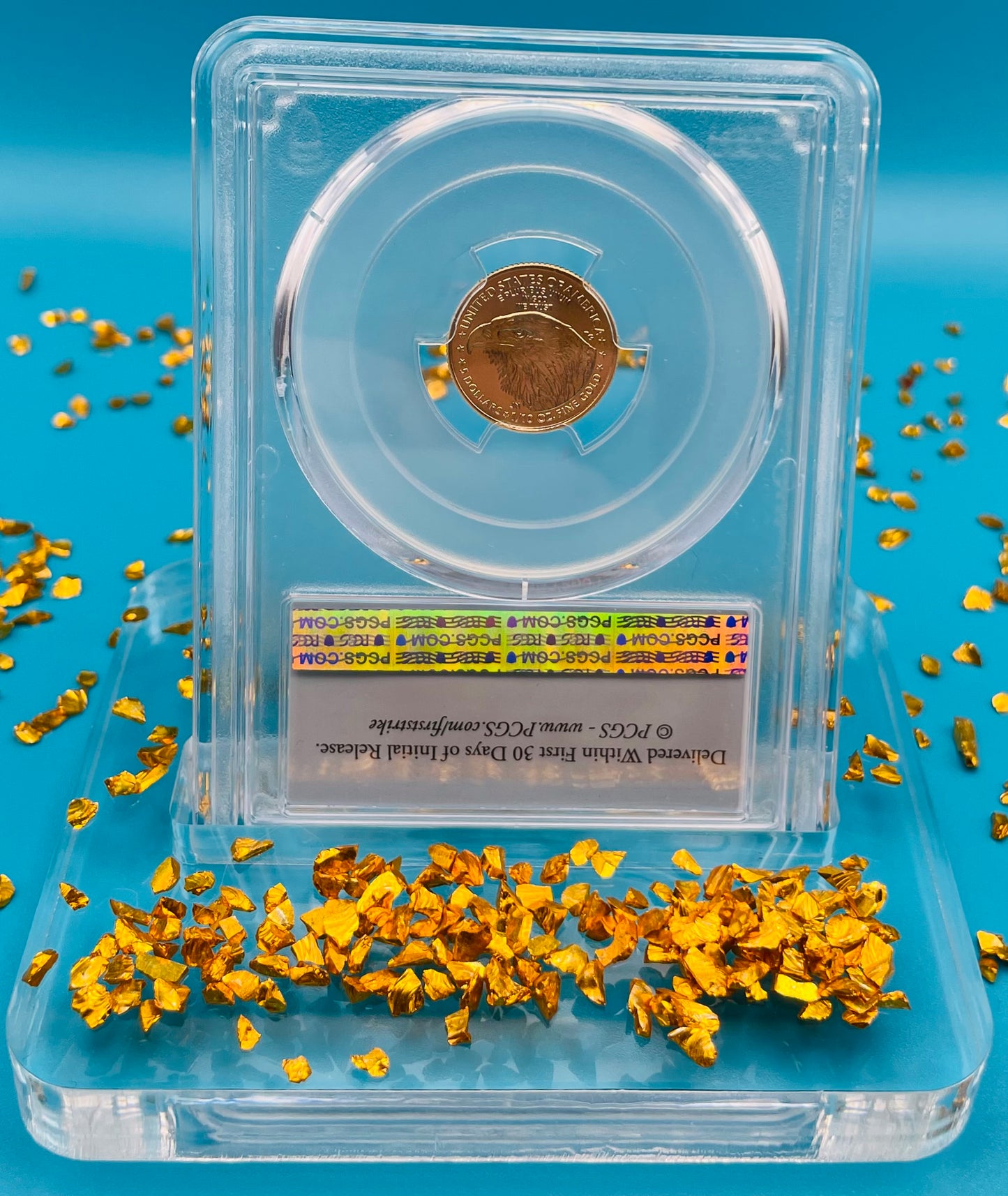 2024 $5 American Gold Eagle PCGS MS70 First Strike Flag Label (Rare 1 of 1,232)