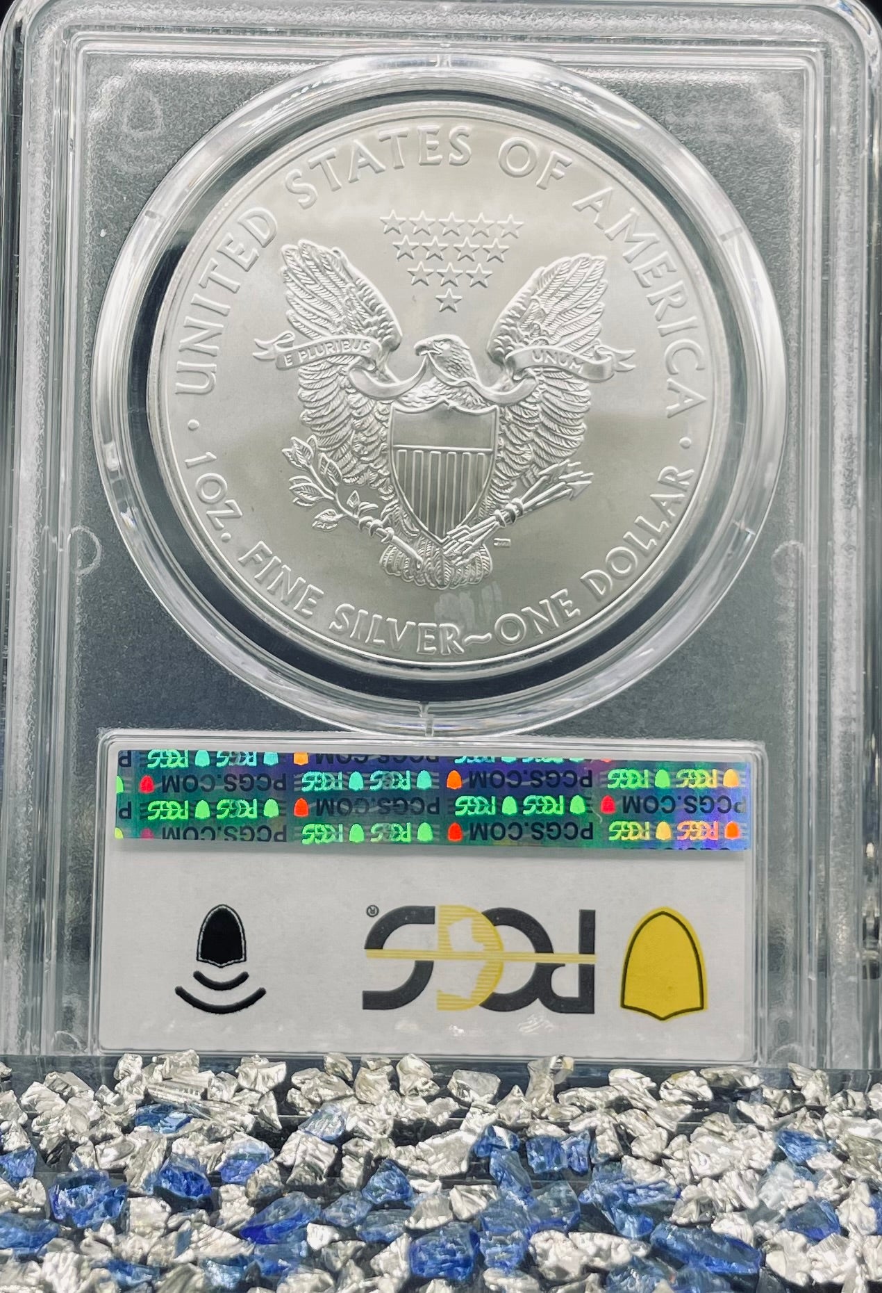 2013 (S) $1 American Silver Eagle PCGS MS70 Business Strike Blue Label (1 of 30,595)