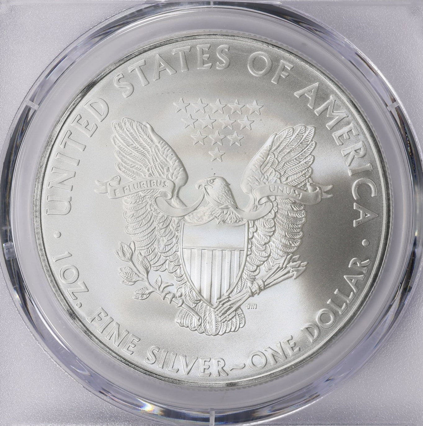 2010 Philadelphia $1 American Silver Eagle PCGS MS70 Business Strike Blue Label