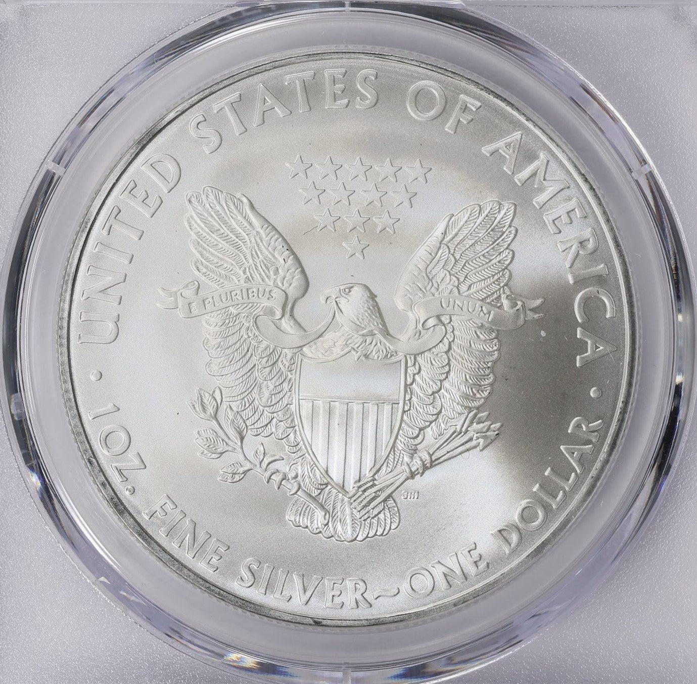 2010 Philadelphia $1 American Silver Eagle PCGS MS70 Business Strike Blue Label