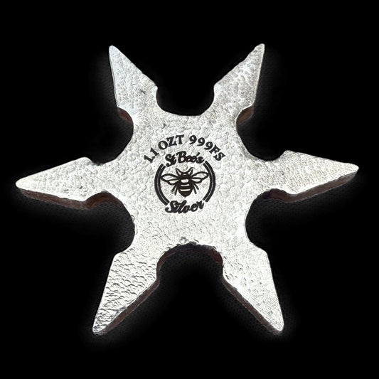 Pokémon 'Charmander Star' 1.1 oz .999 Fine Silver Star Hand Crafted by St Bee's in England, Shiny Finish, Includes Poké Ball & COA, Mint Condition, Limited Edition