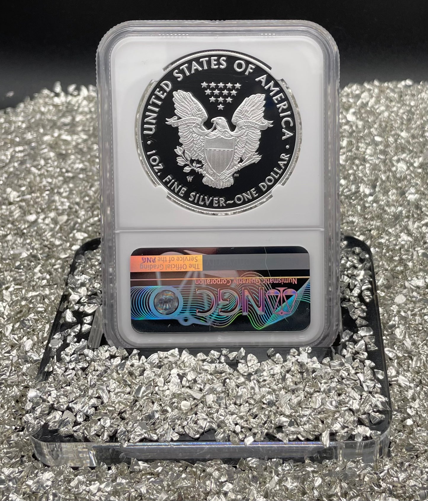 Proof 2021 (W) $1 American Silver Eagle NGC PF70 Type 1 Congratulations Set Modern Brown Label Mint Condition (Rare 1 of 984)