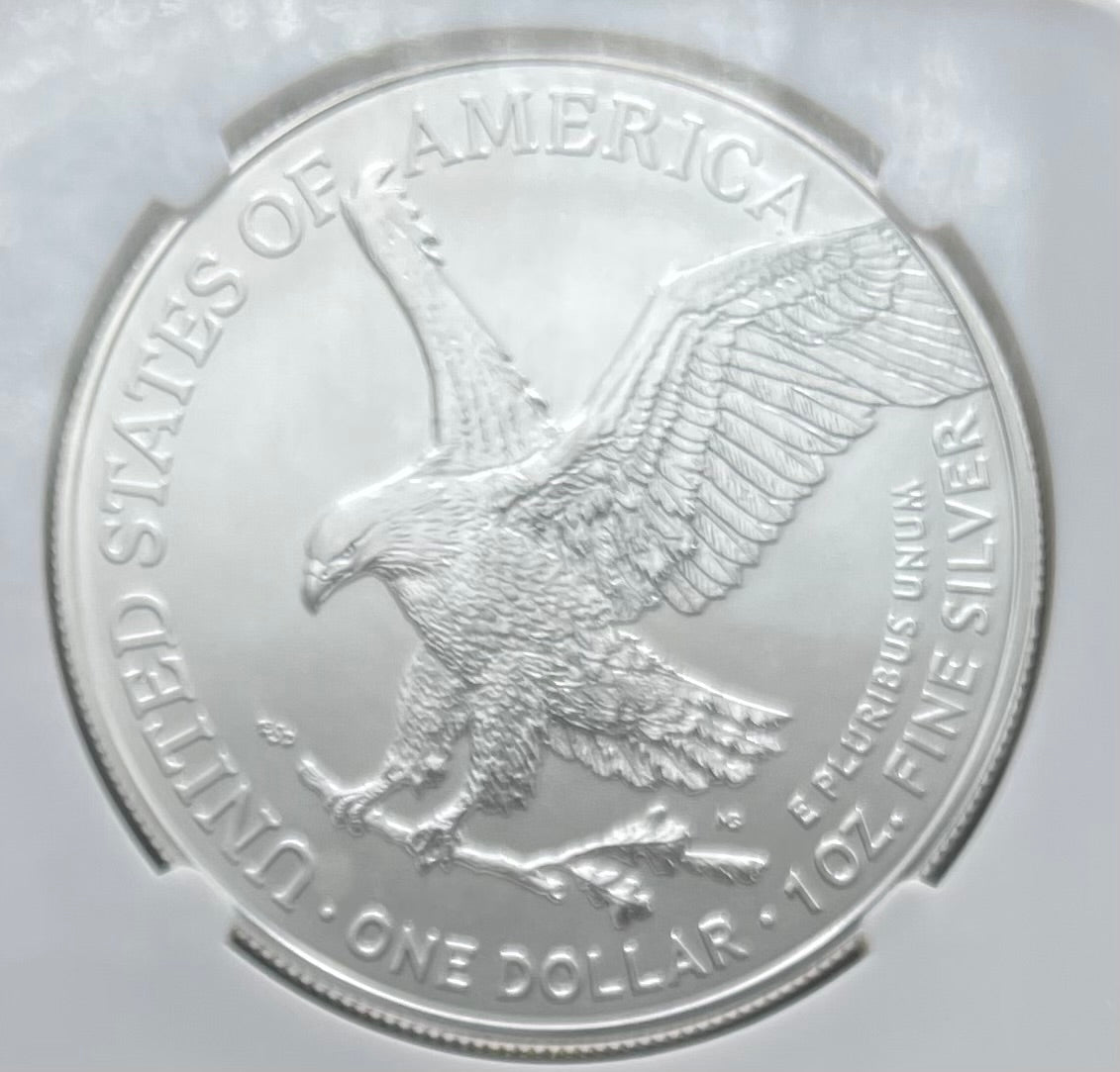 2023 (W) $1 American Silver Eagle NGC MS70 FR West Point Gold Star Label (Rare 1 of 1,510)