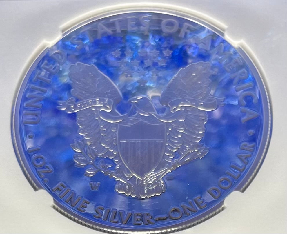 Proof 2017 (W) $1 American Silver Eagle NGC PF70 Modern Brown Label Mint Condition (1 of 4,190)