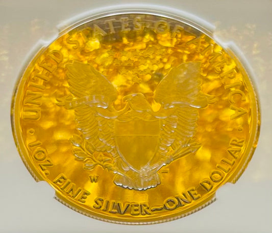 Proof 2021 Type 1 (W) $1 American Silver Eagle NGC PF70 First Day of Issue West Point Gold Star Label Mint Condition (1 of 6,809)