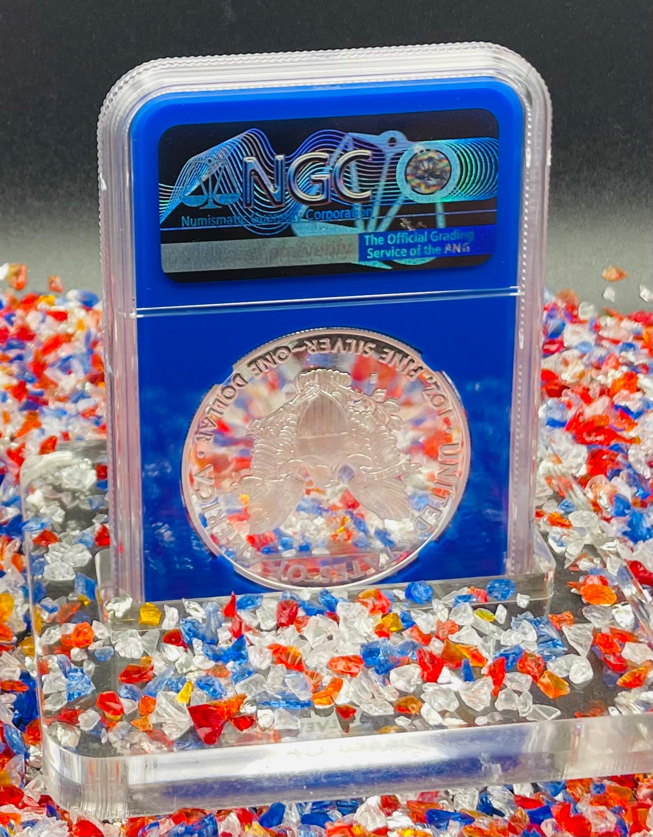 Proof 2020 (S) $1 American Silver Eagle NGC PF70UC FDOI Golden Gate Label Blue Core (1 of 7,634)