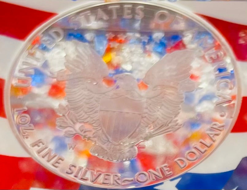 Proof 2021 (W) $1 American Silver Eagle NGC PF70 Early Releases Type 1 Flag Holder Mint Condition (1 of 6,983)