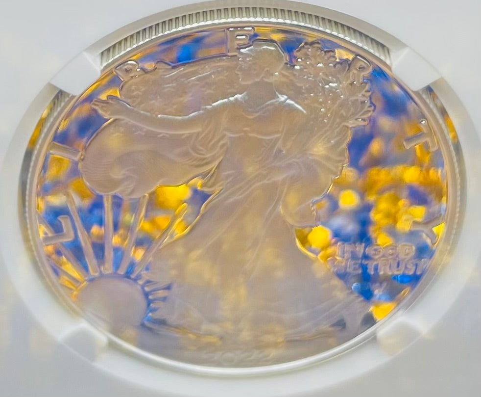 Proof 2022 (W) $1 American Silver Eagle NGC PF70 Early Releases Congratulations Set West Point Gold Start (1 of 1,332)