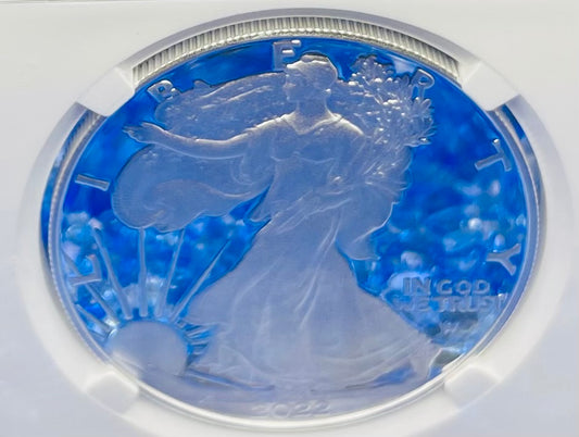 Proof 2022 (W) $1 American Silver Eagle NGC PF70 Early Releases Modern Silver Eagle Label Mint Condition (1 of 4,817)