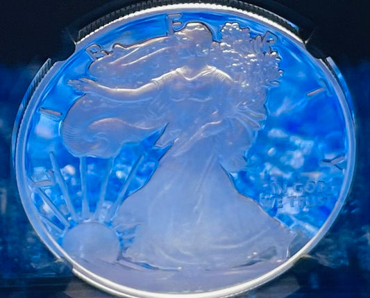 Proof 2021 (W) $1 American Silver Eagle NGC PF70 Type 1 First Releases Heraldic Eagle Label Black Core (1 of 6,854)