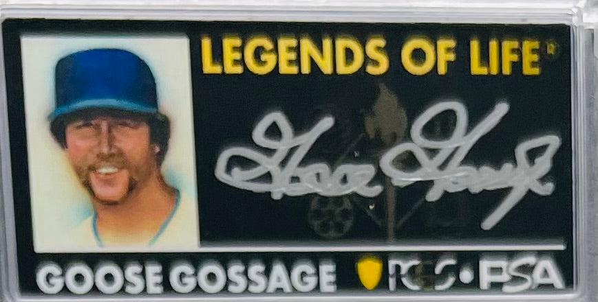 2025 $1 American Silver Eagle PCGS MS70 FDOI Legends of Life MLB Hall of Fame Goose Gossage Signed Label Mint Condition (Rare 1 of 10)