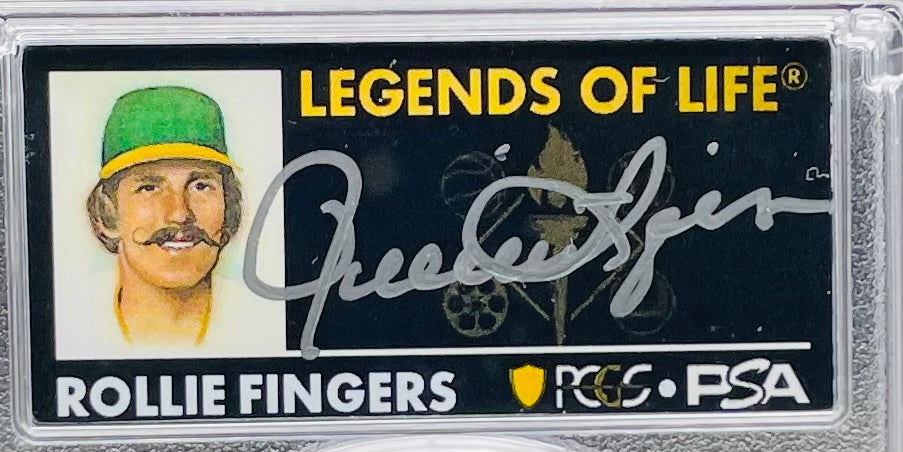 2025 $1 American Silver Eagle PCGS MS70 FDOI Legends of Life MLB Hall of Fame Rollie Fingers Signed Label Limited Edition (Rare 1 of 10)