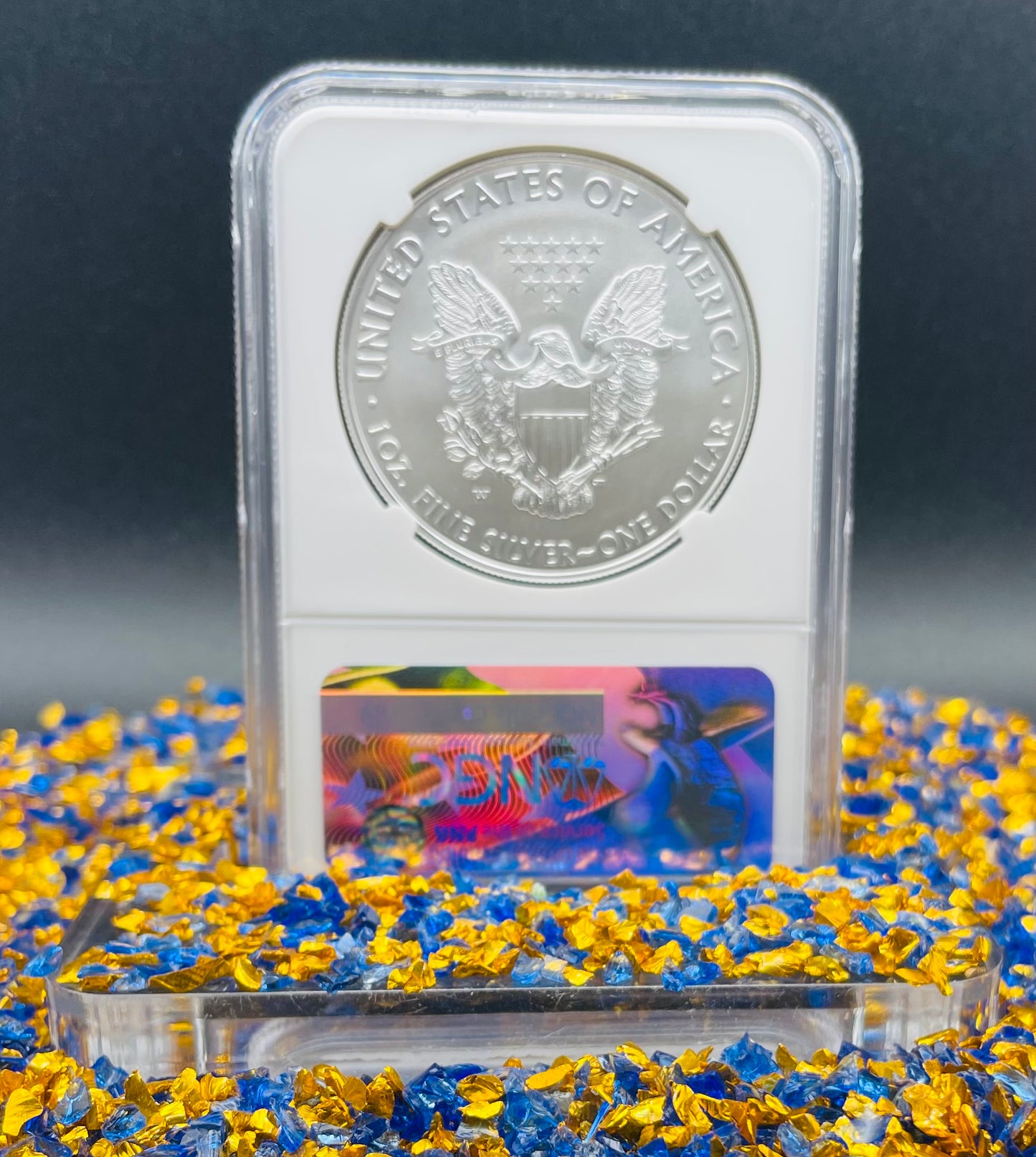 Burnished 2017 (W) $1 American Silver Eagle NGC MS70 Early Releases West Point Gold Star Label Mint Condition (1 of 4,466)