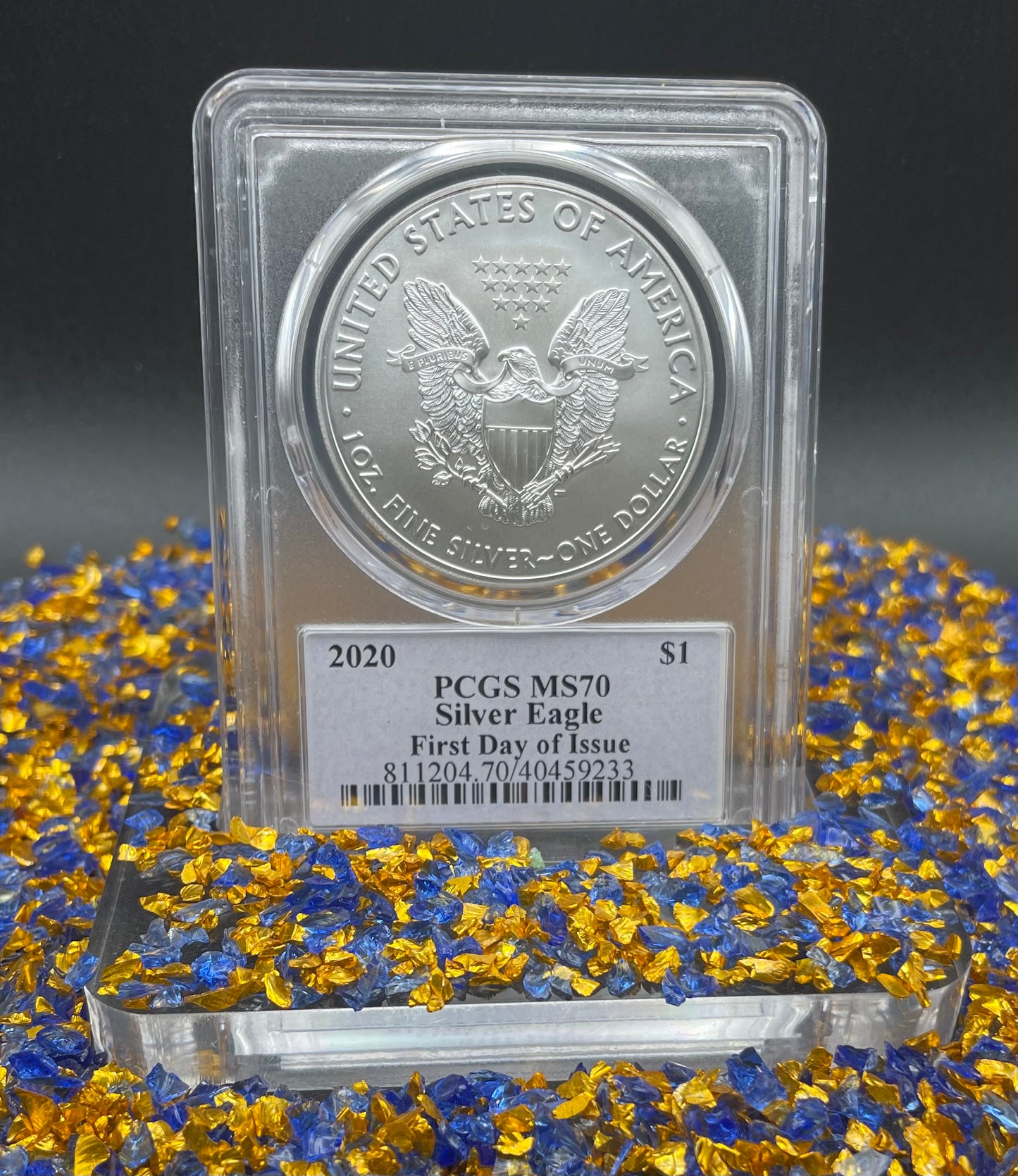 2020 $1 American Silver Eagle PCGS MS70 FDOI Master Designer Thomas Cleveland Signed Label Mint Condition(1 of 225)