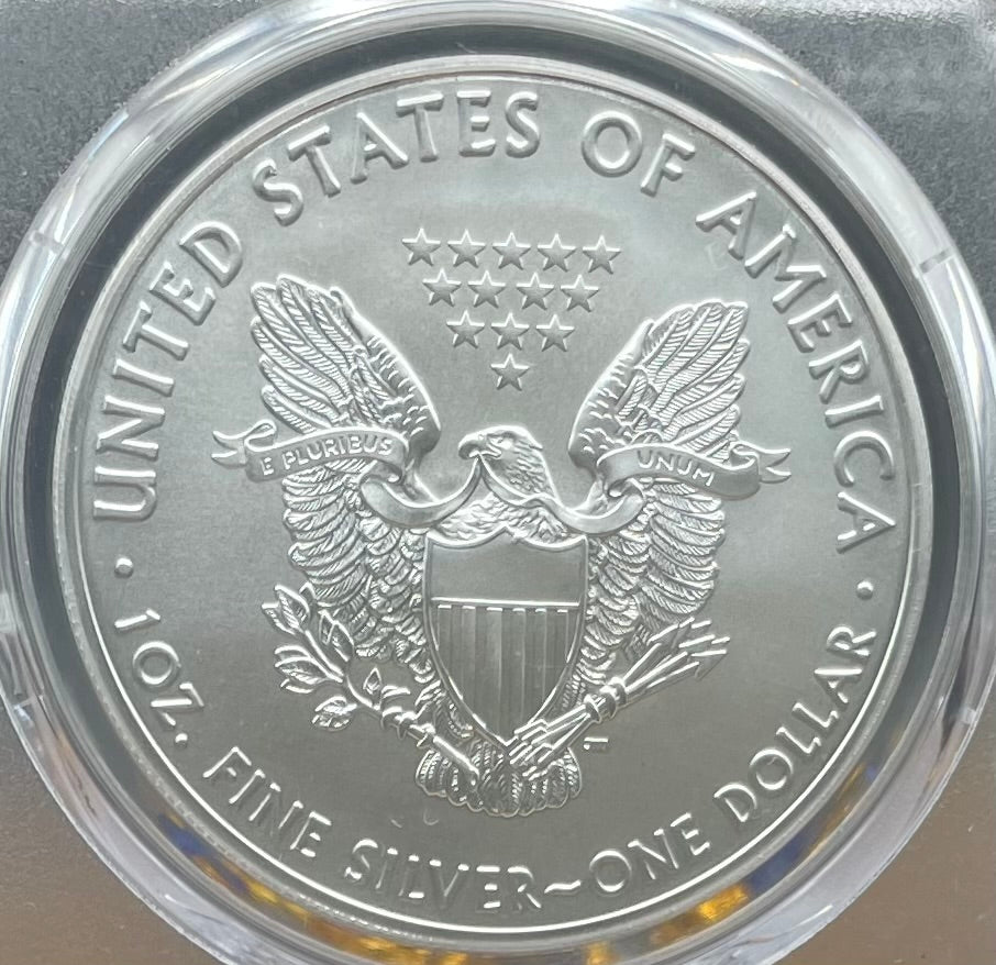 2020 $1 American Silver Eagle PCGS MS70 FDOI Master Designer Thomas Cleveland Signed Label Mint Condition(1 of 225)