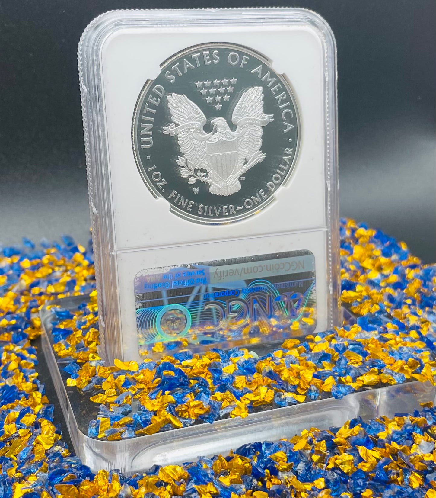 Proof 2019 (W) $1 American Silver Eagle NGC PF70 Early Releases Modern West Point Gold Star Label (1 of 4,482)