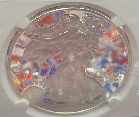 Proof 2014 (W) $1 American Silver Eagle NGC PF70 Rare San Francisco Giants MLB World Series Champions Label Rare