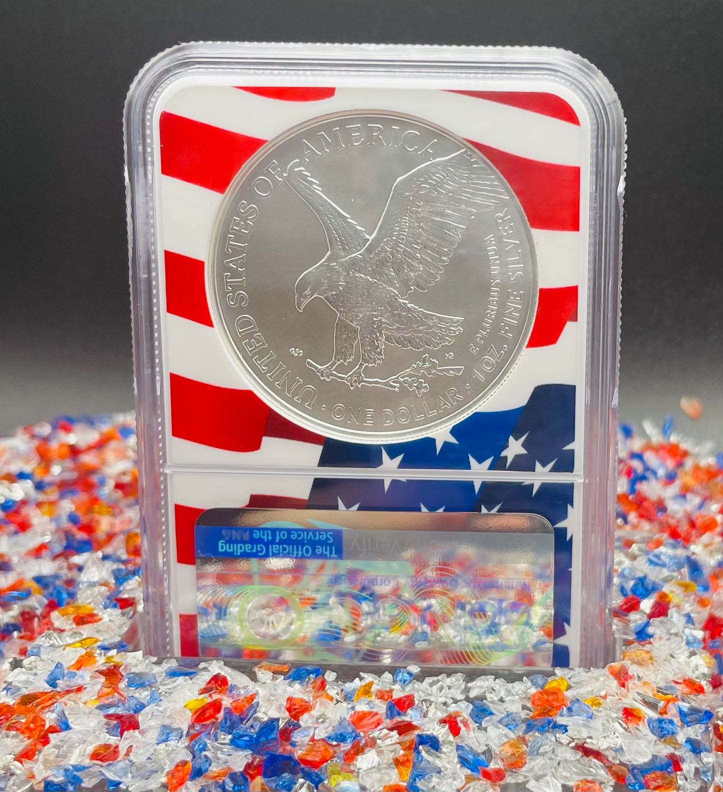 2022 $1 American Silver Eagle NGC MS70 New Years Edition Ultra Rare Holder