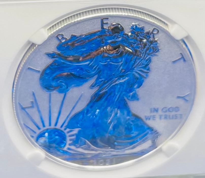 Reverse Proof 2021 (W) $1 American Silver Eagle NGC PF70 Type 1 Silver Design Set 35th Anniversary Label Mint Condition (1 of 7,334)