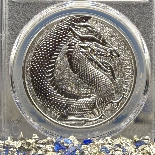 2020 1 oz .9999 Silver Private Issue PCGS MS70 Fafnir Proof-like Mint (Rare 1 of 14)