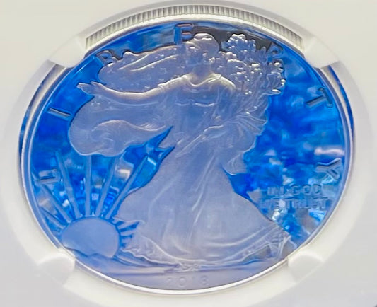 Proof 2018 (W) $1 American Silver Eagle NGC PF70 Modern Brown Label Mint Condition (1 of 5,493)