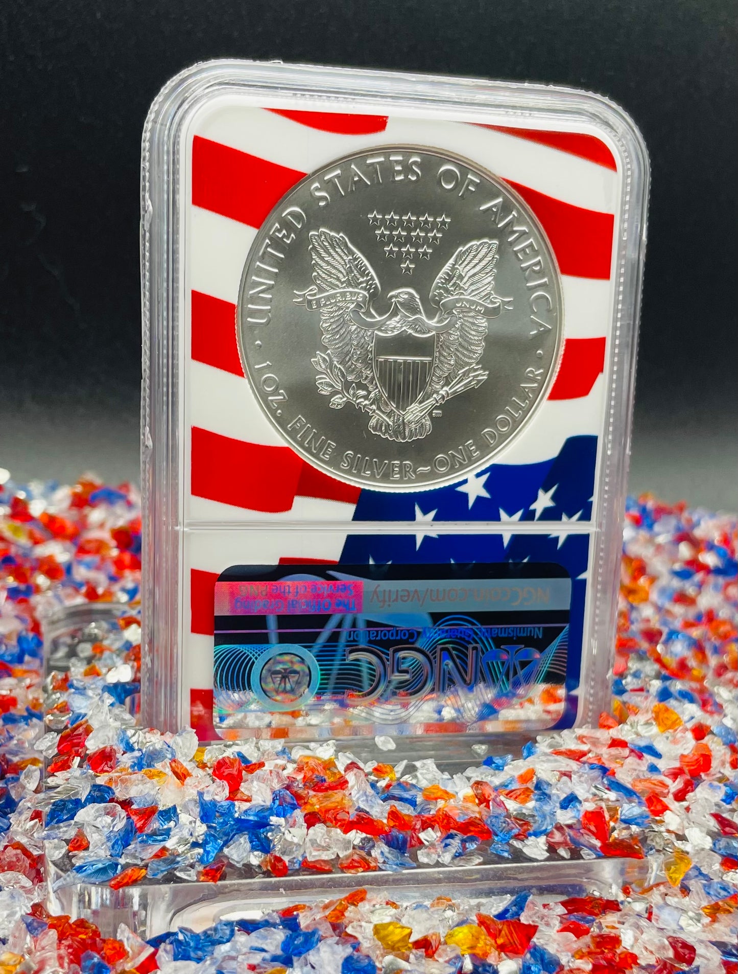 2020 $1 American Silver Eagle NGC MS70 New Years Edition Ultra Rare Holder & Label Mint Condition