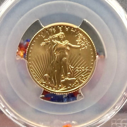 2024 $10 American Gold Eagle PCGS MS69 First Strike Flag Label (Rare 1 of 58)