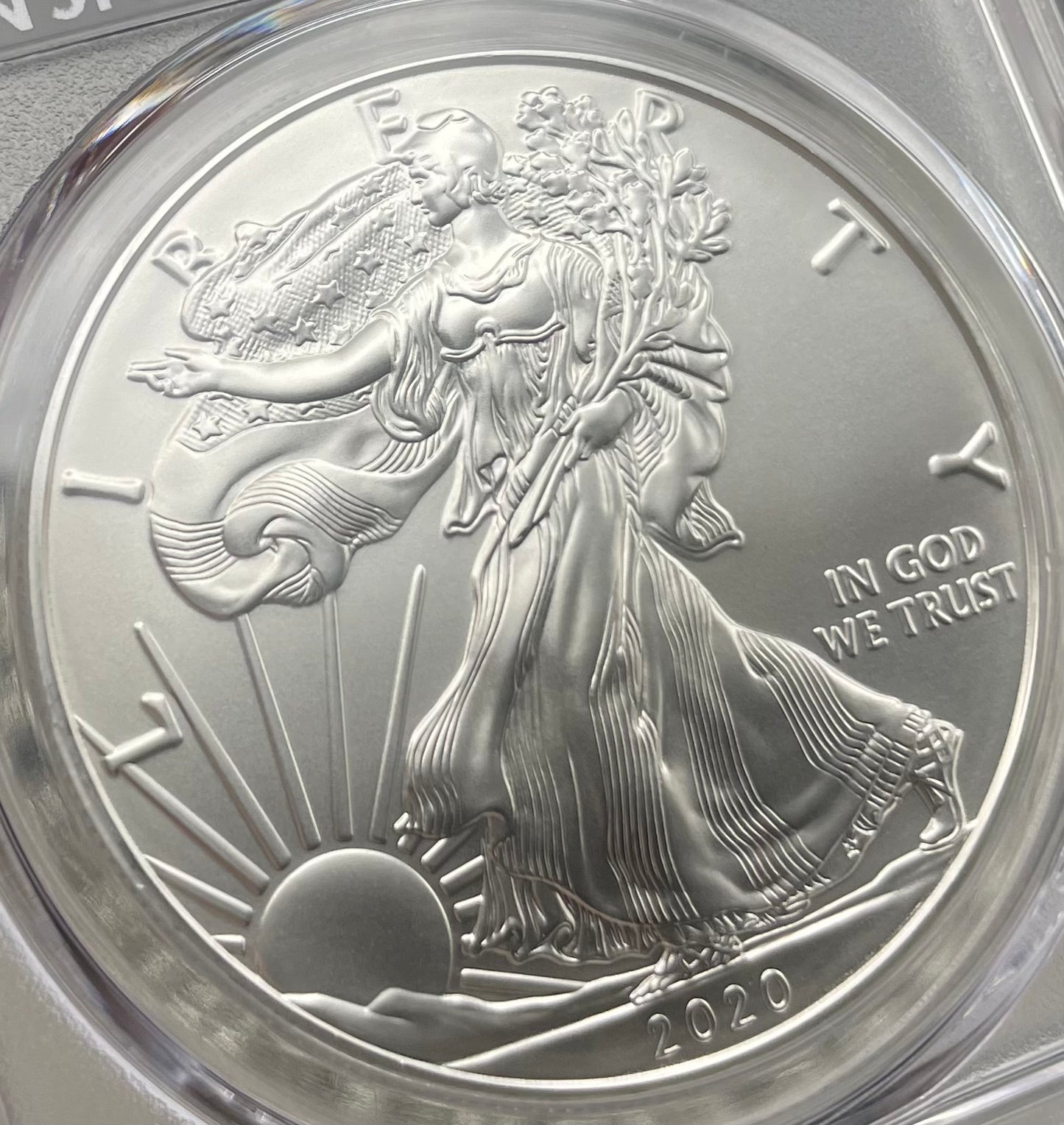 2020 $1 American Silver Eagle PCGS MS70 First Strike Legends of Life NBA Hall of Fame John Stockton Signed Label Mint Condition(1 of 10)