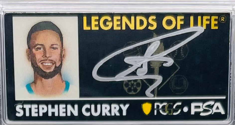 2024 $1 American Silver Eagle PCGS MS70 FDOI Legends of Life NBA Hall of Fame Stephen Curry Signed Label Mint Condition (Rare 1 of 20)