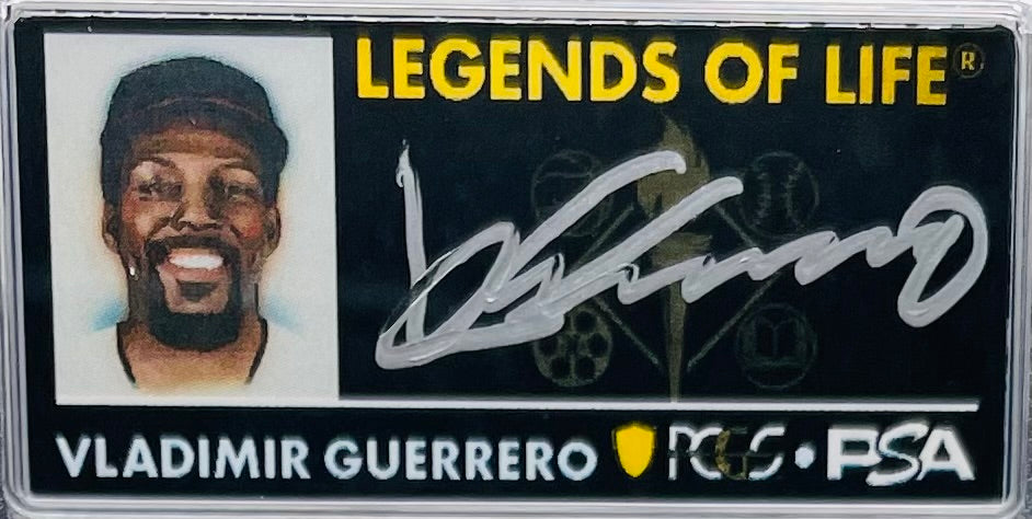 2024 $1 American Silver Eagle PCGS MS70 FDOI Legends of Life MLB Hall of Fame Vladimir Guerrero Signed Label Mint Condition (Rare 1 of 15)