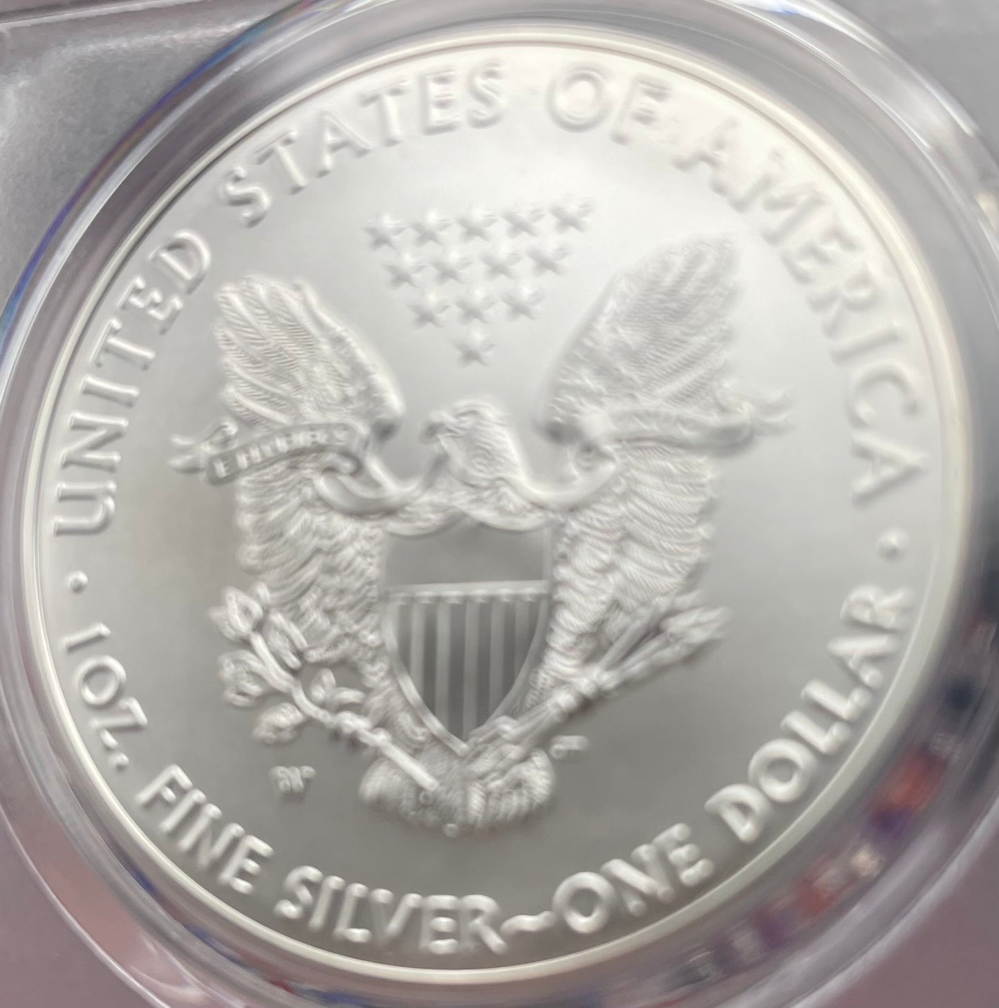 Burnished 2016 (W) $1 American Silver Eagle PCGS SP70 First Strike Edmund C Moy Signed Label Mint Condition (1 of 1,114)