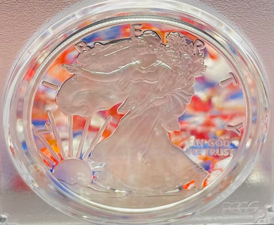 Proof 2020 (W) $1 American Silver Eagle PCGS PR70DCAM FDOI (Philadelphia) Master Designer Cleveland Signed (1 of 485)