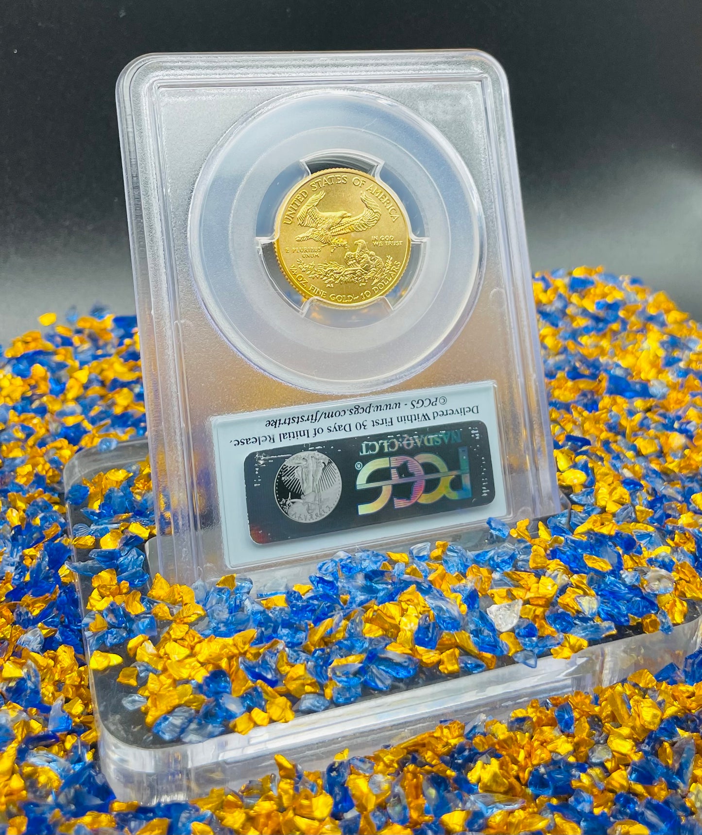 2013 $10 American Gold Eagle PCGS MS70 First Strike Flag Label (Rare 1 of 754)