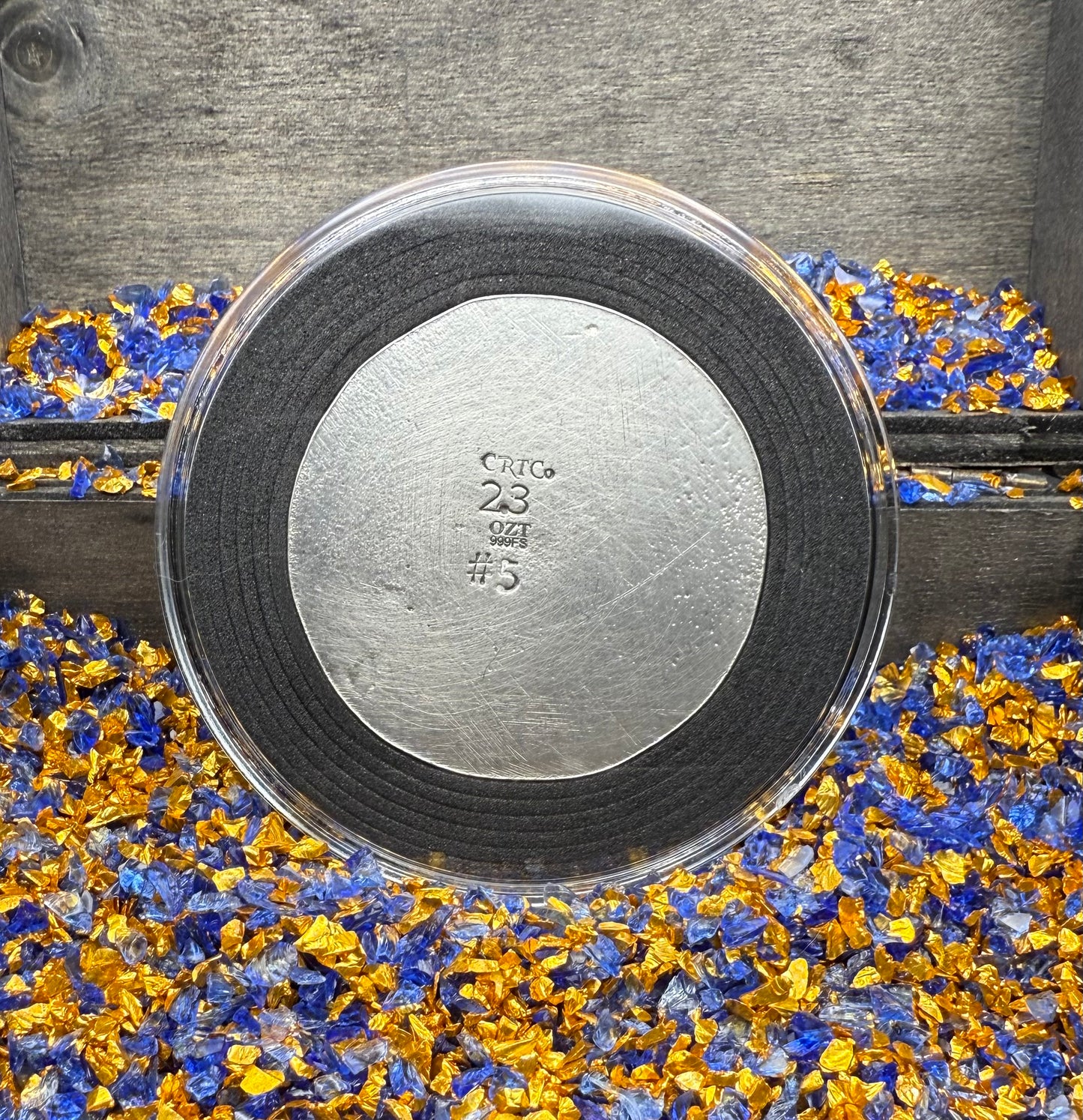 'Plundering Pirate Hector' Hand Crafted 2.3 Troy Ounce .999 Fine Silver Round Antique Finish Includes Treasure Chest, Capsule & COA Mint Condition Limited Edition (1 of 50)