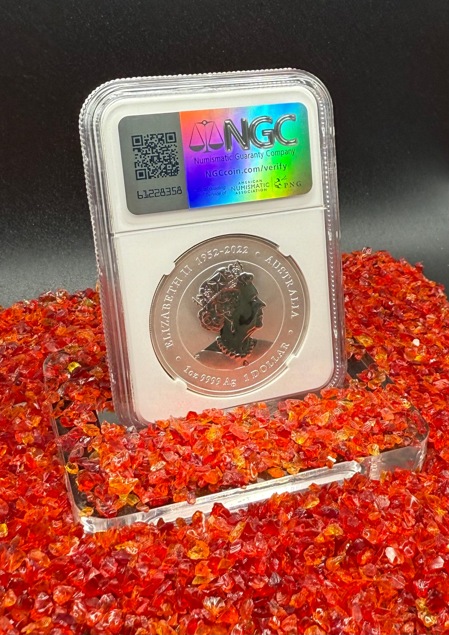 2024 P125 Silver $1 Australia Lunar Series III Year of the Dragon Teal Colorized NGC MS70 First Releases Perth ANDA Money Expo Red Lunar Label New Holder (Rare 1 of 173)