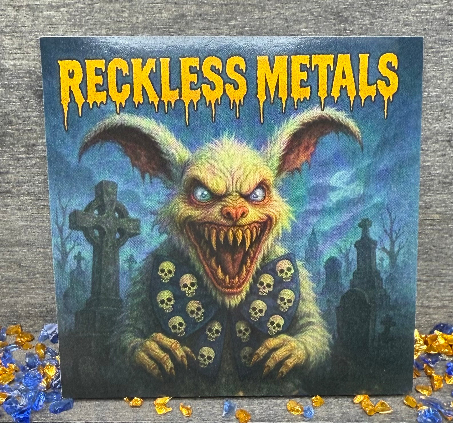 'Defender of Liberty' Hand Crafted by Reckless Metals 1.4 oz .999 Fine Silver Round Antique Finish Includes Wood Treasure Chest, Capsule & COA Mint Condition Limited Edition 1 of 61