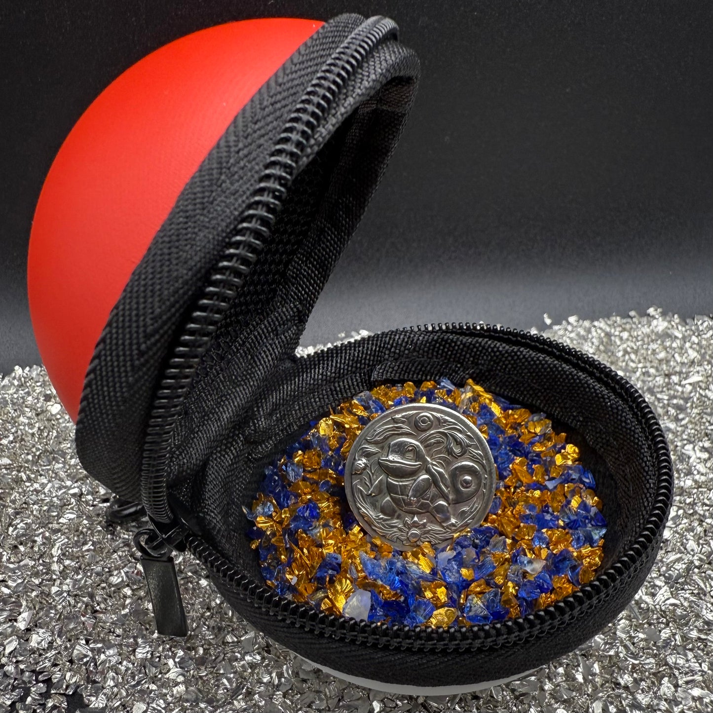 Pokémon ' Squirtle' 1 oz .999 Pure Silver Round Hand Crafted by St Bee's in England, Satin Finish, Includes Poké Ball & COA, Mint Condition Limited Edition