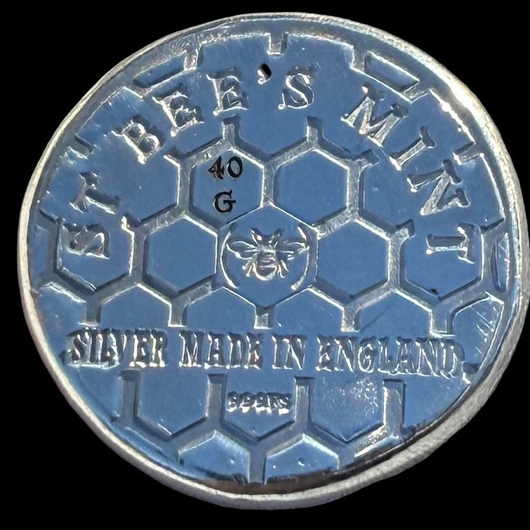 Pokémon 'Venasaur' 1.25 oz .999 Pure Silver Round Hand Crafted by St Bee's in England, Shiny Finish, Includes Poké Ball & COA, Mint Condition Limited Edition