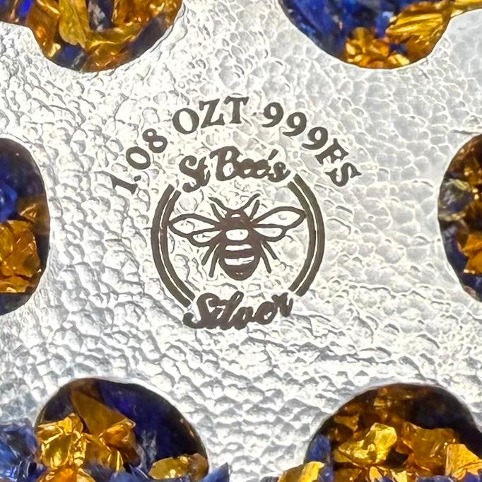 Pokémon 'Blastoise Star' 1.08 oz .999 Fine Silver Star Hand Crafted by St Bee's in England, Shiny Finish, Includes Poké Ball & COA, Mint Condition, Limited Edition