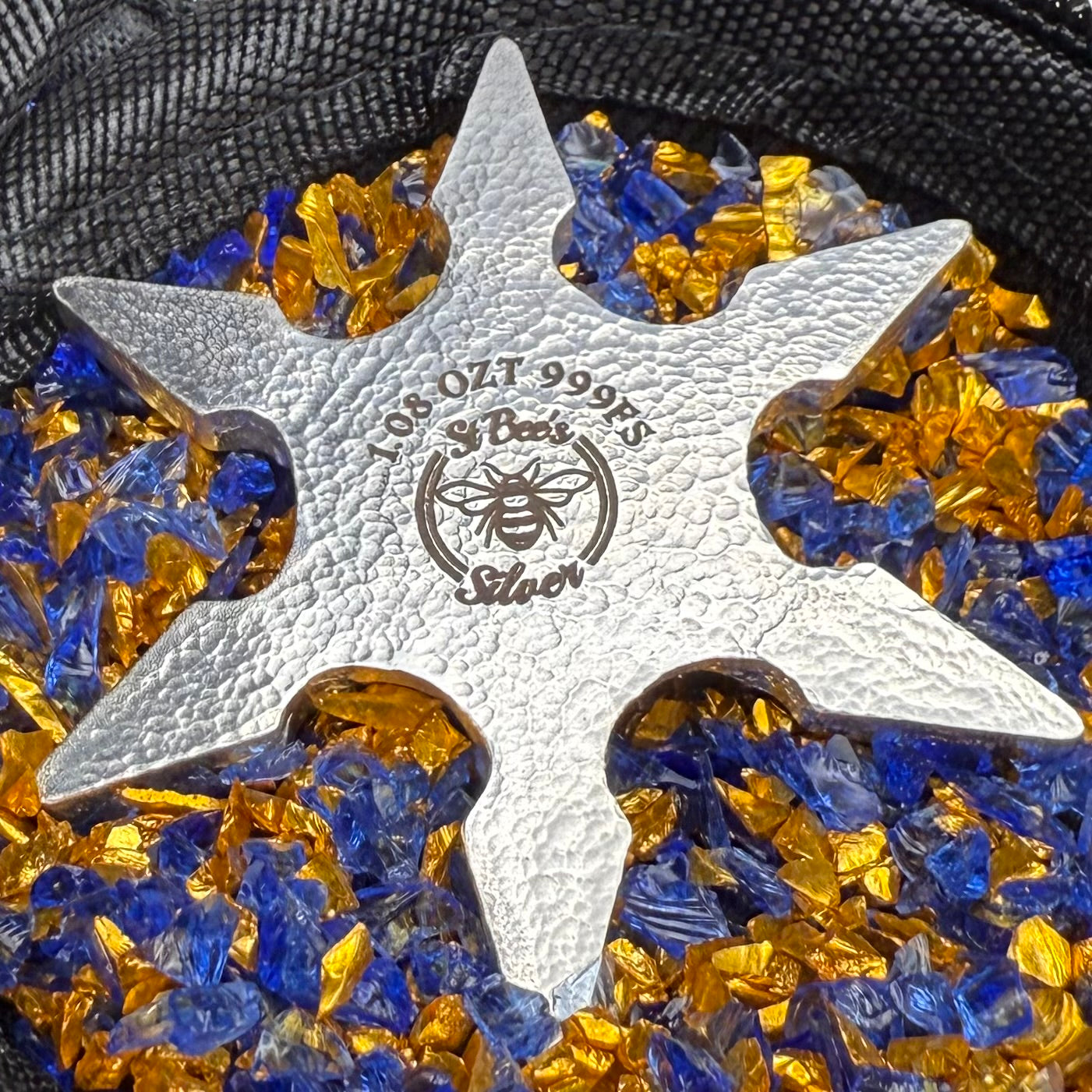 Pokémon 'Blastoise Star' 1.08 oz .999 Fine Silver Star Hand Crafted by St Bee's in England, Shiny Finish, Includes Poké Ball & COA, Mint Condition, Limited Edition