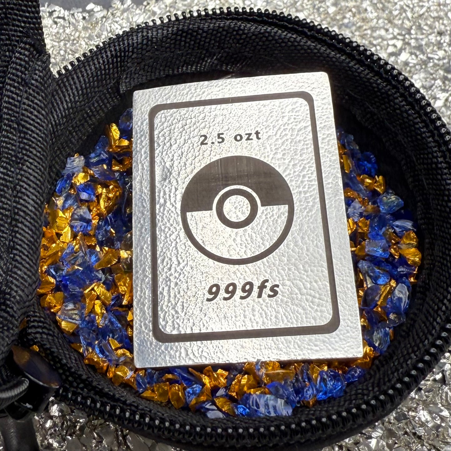 Pokémon 'Pikachu' 2.5 oz .999 Pure Silver Trading Card Hand Crafted by St Bee's in England, Satin Finish, Includes Poké Ball & COA, Mint Condition Limited Edition