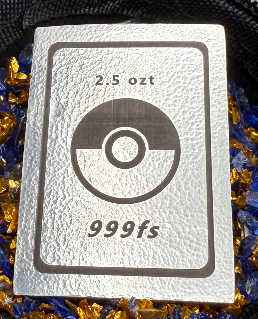 Pokémon 'Pikachu' 2.5 oz .999 Pure Silver Trading Card Hand Crafted by St Bee's in England, Satin Finish, Includes Poké Ball & COA, Mint Condition Limited Edition