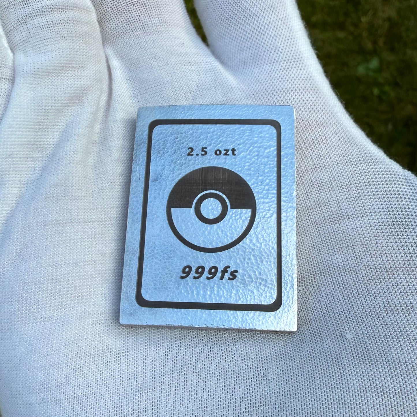 Pokémon 'Pikachu' 2.5 oz .999 Pure Silver Trading Card Hand Crafted by St Bee's in England, Satin Finish, Includes Poké Ball & COA, Mint Condition Limited Edition