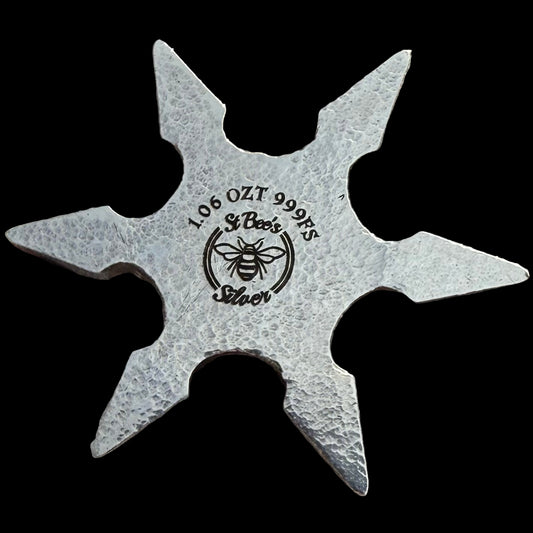 Pokémon 'Pikachu Star' 1.06 oz .999 Fine Silver Star Hand Crafted by St Bee's in England, Shiny Finish, Includes Poké Ball & COA, Mint Condition, Limited Edition