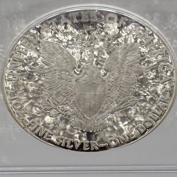 Proof 2008 (W) $1 American Silver Eagle NGC PF70UC Classic Brown Label (1 of 15,136)