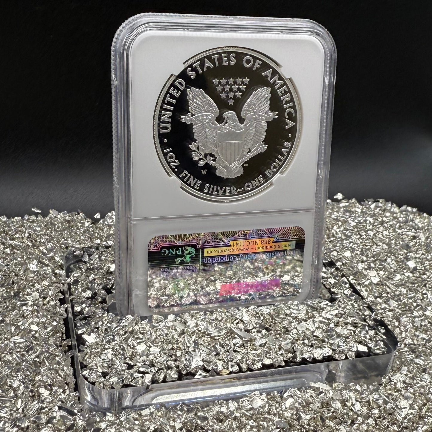 Proof 2010 (W) $1 American Silver Eagle NGC PF70UC Classic Brown Label (1 of 9,023)